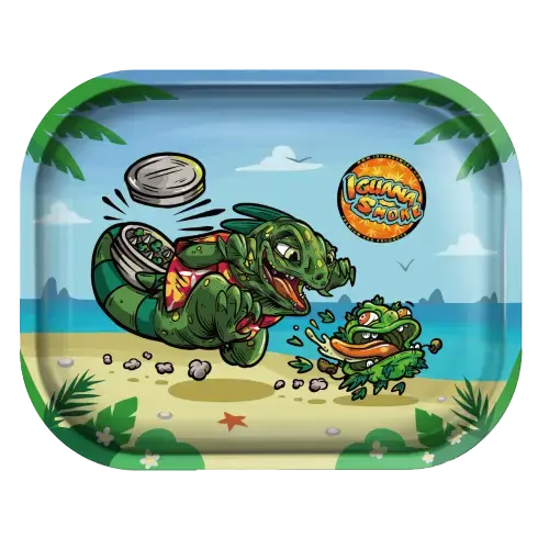 Bandeja de liar Iguana Beach - Iguana Smoke CBD - WeWeed
