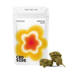Amnesia Haze – Flores CBD Indoor - The CBD Side - WeWeed