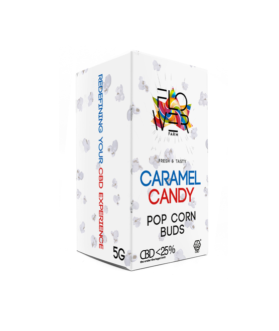 Pop Corn Caramel Candy - Flower Farm - WeWeed
