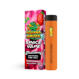 Vaper Sativanol – Space Vape Strawberry - Iguana Smoke CBD - WeWeed