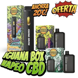Iguana Box Vapeo CBD Personalizado - Iguana Smoke CBD - WeWeed