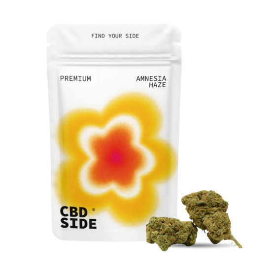 Amnesia Haze – Flores CBD Indoor - The CBD Side - WeWeed
