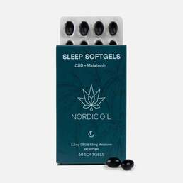 CBD Cápsulas con Melatonina - Nordic Oil - WeWeed