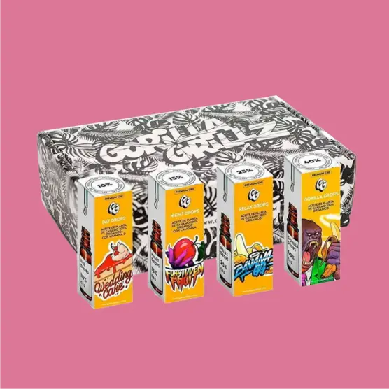 OIL CBD PACK | ACEITES DE CBD - Gorilla Grillz - WeWeed