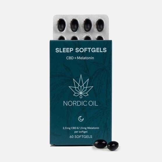 CBD Cápsulas con Melatonina - Nordic Oil - WeWeed