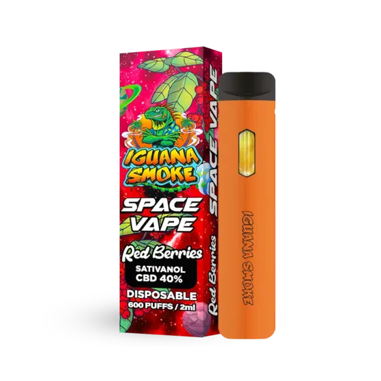 Vaper Sativanol – Space Vape Red Berries - Iguana Smoke CBD - WeWeed