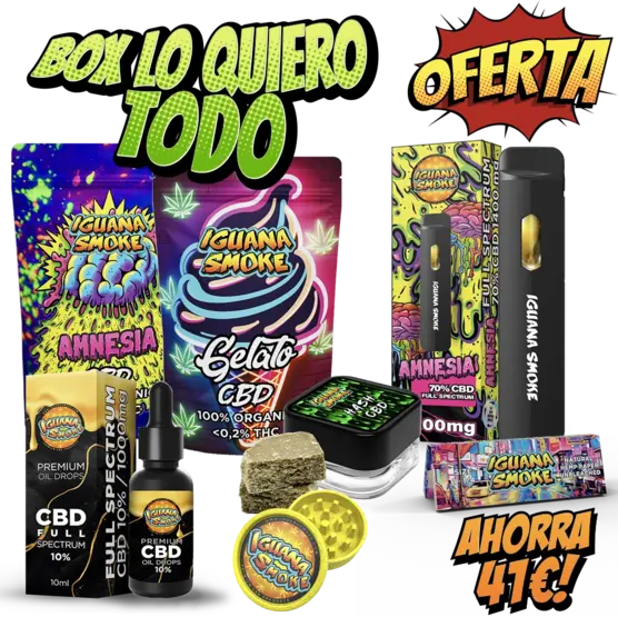 Iguana Box CBD Quiero Todo Personalizado - Iguana Smoke CBD - WeWeed