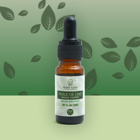 Aceite de CBD de amplio espectro al 20% - Menta 🌱 - Mama Kana - WeWeed