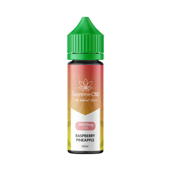 Raspberry Pineapple E-Liquid 60ml (3000mg) - SupremeCBD - WeWeed