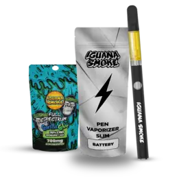 Kit Iguana Power + Cartucho de CBD Full Spectrum 70% - Iguana Smoke CBD - WeWeed