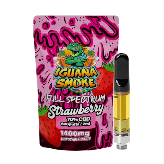 Cartucho CBD Full Spectrum – Strawberry - Iguana Smoke CBD - WeWeed