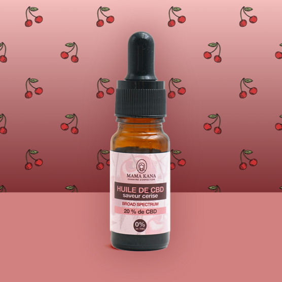 Aceite de CBD de amplio espectro al 20% - Cereza 🍒. - Mama Kana - WeWeed