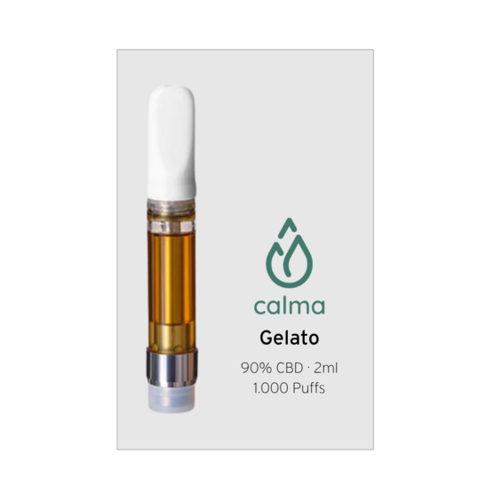 Cartucho Vaper Gelato 90% CBD - Flower Farm - WeWeed