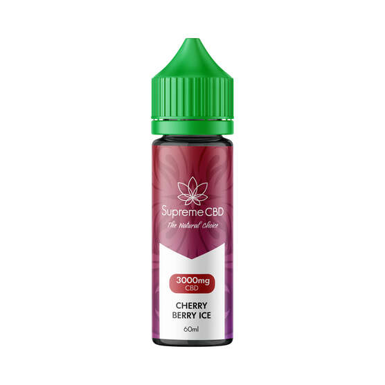Cherry Berry Ice E-Liquid 60ml (3000mg) - SupremeCBD - WeWeed