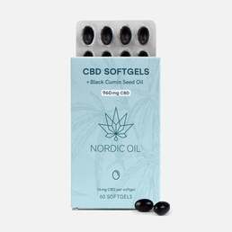 Cápsulas de CBD (960mg) - Nordic Oil - WeWeed
