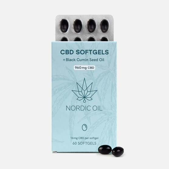 Cápsulas de CBD (960mg) - Nordic Oil - WeWeed