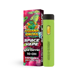 Vaper 10-OH 90% Space Vape Red Berries - Iguana Smoke CBD - WeWeed