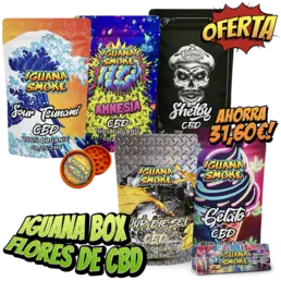 Iguana Box Flores de CBD Personalizado - Iguana Smoke CBD - WeWeed