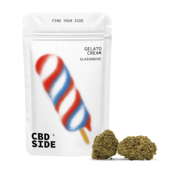 Gelato Cream – Flores CBD Glasshouse - The CBD Side - WeWeed