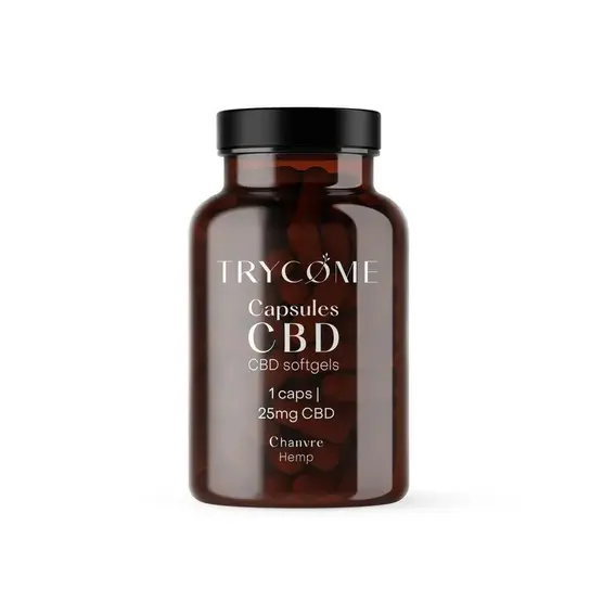 CÁPSULA DE CBD 5% 25MG - TRYCOME - Trycome - WeWeed
