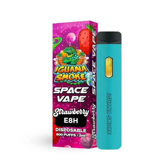 Vaper E8H 90% – Space Vape Strawberry - Iguana Smoke CBD - WeWeed
