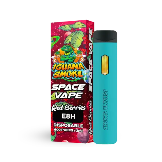 Vaper E8H 90% – Space Vape Red Berries - Iguana Smoke CBD - WeWeed