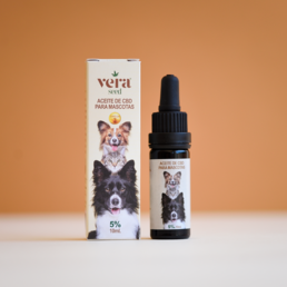 Aceite de CBD 5% para Mascotas BIO y Vegano – 10 ml - Vera Seed - WeWeed