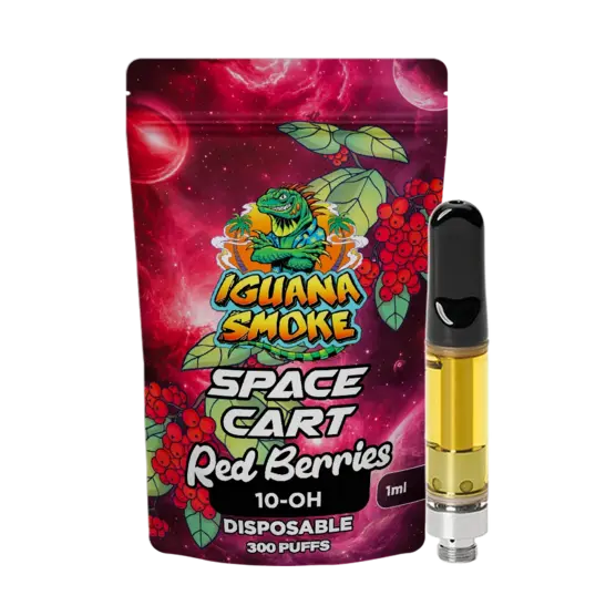 Cartucho 10-OH Space – Red Berries - Iguana Smoke CBD - WeWeed