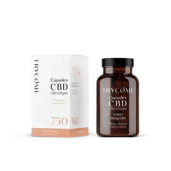 CBD CAPSULES 5% 25MG TRYCOME - Trycome - WeWeed