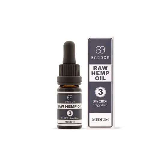RAW CBD Oil 30mg (Medium) - Endoca - WeWeed
