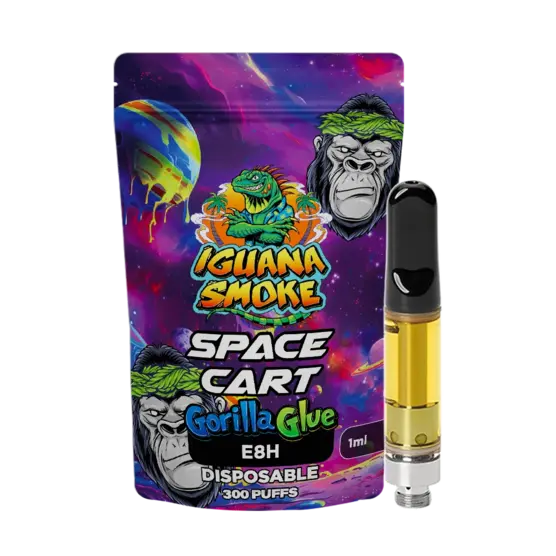 Cartucho E8H Space – Gorilla Glue - Iguana Smoke CBD - WeWeed