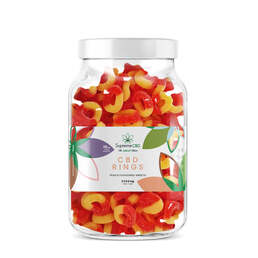 CBD Large Peach Rings (3200mg) - SupremeCBD - WeWeed