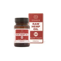 50MG RAW CBD CAPSULES (STRONG) - Endoca - WeWeed