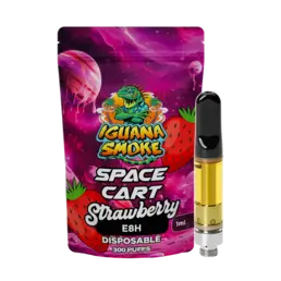 Cartucho E8H Space – Strawberry - Iguana Smoke CBD - WeWeed