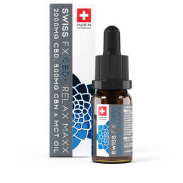 Aceite de CBD RELAX MAXX - Swiss FX CBD - WeWeed