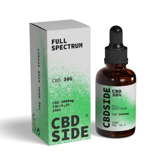 Aceite de CBD Fullspectrum 30% – 10ml - The CBD Side - WeWeed
