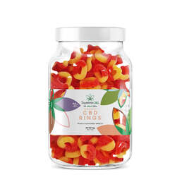 CBD Large Super Strength Peach Rings (4800mg) - SupremeCBD - WeWeed
