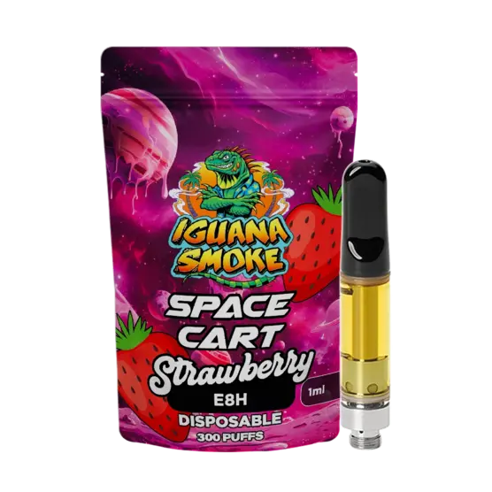 Cartucho E8H Space – Strawberry - Iguana Smoke CBD - WeWeed