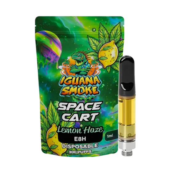 Cartucho E8H Space – Lemon Haze - Iguana Smoke CBD - WeWeed