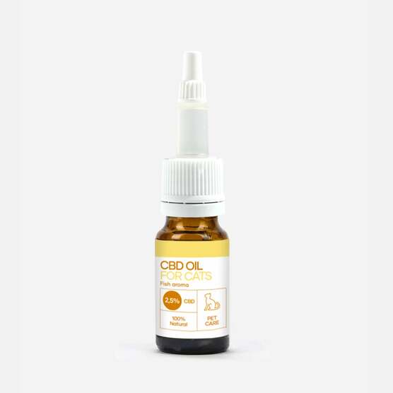 Aceite CBD para Gatos - Pescado - (2,5%) - Nordic Oil - WeWeed