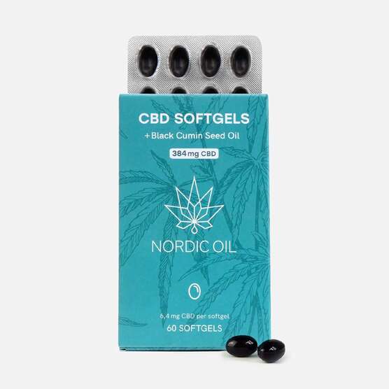Cápsulas de CBD (384 mg) - Nordic Oil - WeWeed