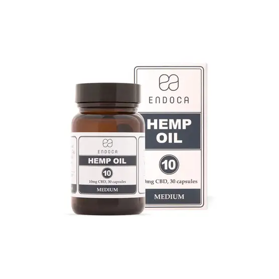 10mg CBD Capsules (Medium) - Endoca - WeWeed