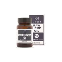 10mg RAW CBD Capsules (Medium) - Endoca - WeWeed