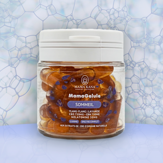CBD 1500mg + Melatonina cápsula - Sueño 💤 - Mama Kana - WeWeed