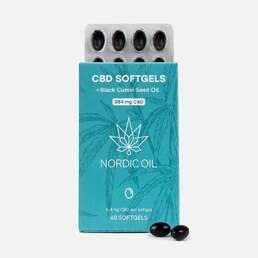 Cápsulas de CBD (384 mg) - Nordic Oil - WeWeed
