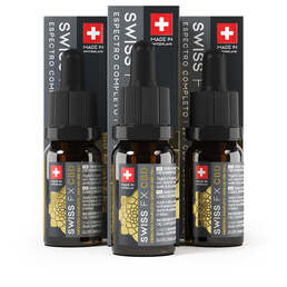 3x Aceites de CBD 20% (10ml): Promoción 3 por el precio de 2 - Swiss FX CBD - WeWeed
