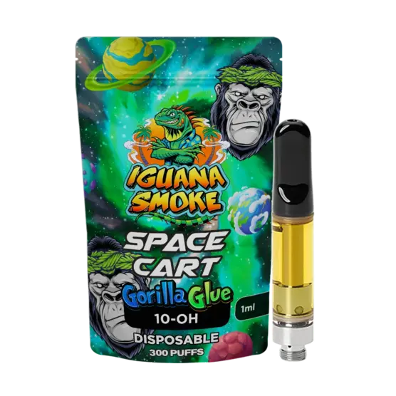 Cartucho 10-OH Space – Gorilla Glue - Iguana Smoke CBD - WeWeed