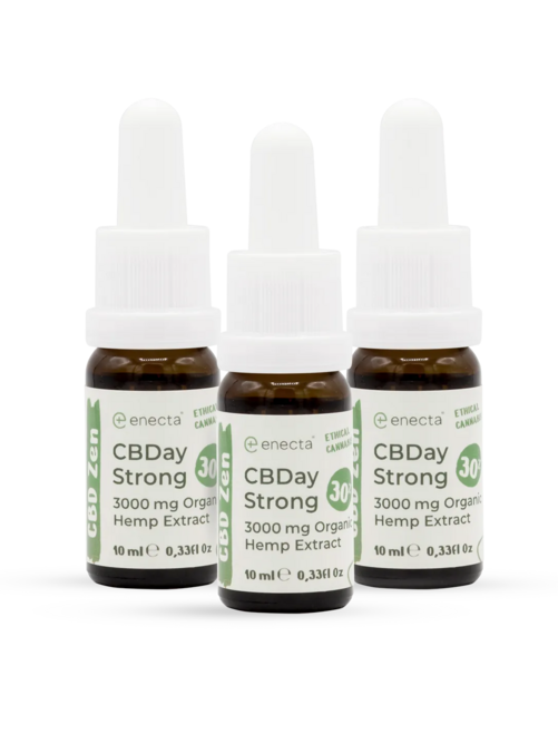 3 pack | CBDay Strong 30% | 10 ml - Enecta - WeWeed