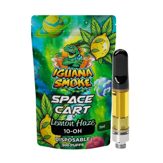 Cartucho 10-OH Space – Lemon Haze - Iguana Smoke CBD - WeWeed