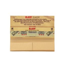 Papel Raw Connoisseur Slim + Tips - The CBD Side - WeWeed